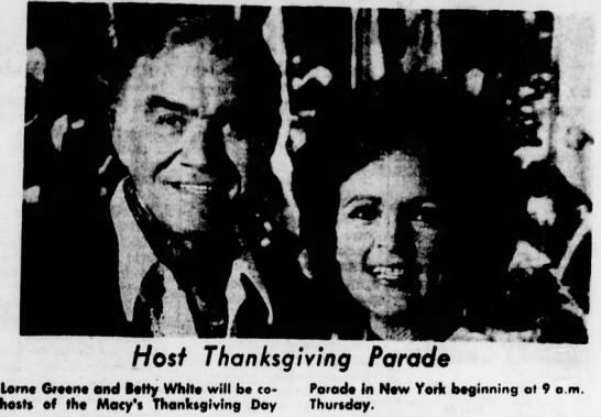 Host Thanksgiving Parade